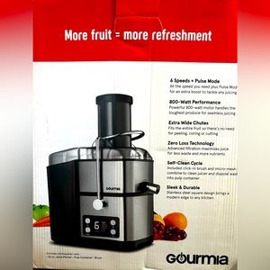 COPY - Gourmia 6 speed, 800 watt juicer
